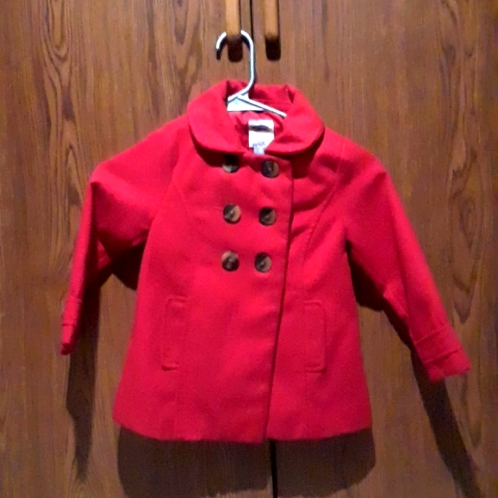 Old Navy Little Girls Wool Dress Coat